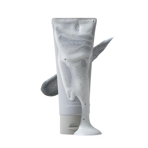 Gentle Organic Face Scrub for Sensitive Skin - Exfoliating & Deep Cleansing, Vegan & Paraben-Free, 3.53 fl oz