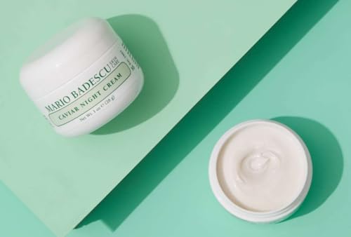 Mario Badescu Caviar Night Cream for Dry Sensitive Skin Anti-Aging Face Moisturizer 1 Oz