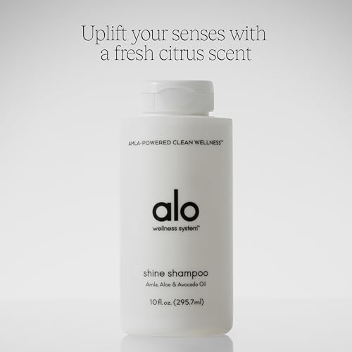 Alo Shine Sulfate-Free Hair Shampoo for All Hair Types - 10 oz