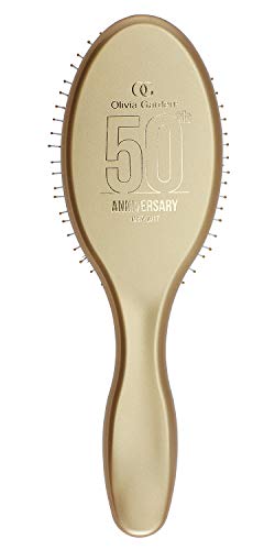 Olivia Garden Gold Ceramic + Ion Supreme Paddle Brush - Large Boar & Ionic Bristles