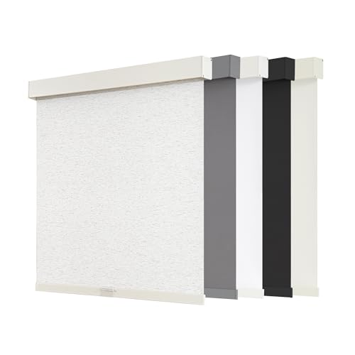 Cordless Blackout Roller Shades - Linen Beige, 51x72 Inches, Child Safe