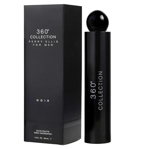 Perry Ellis 360° Collection Noir Men’s Eau De Toilette Spray 3.4 Fl Oz (100 mL) - Pack of 1