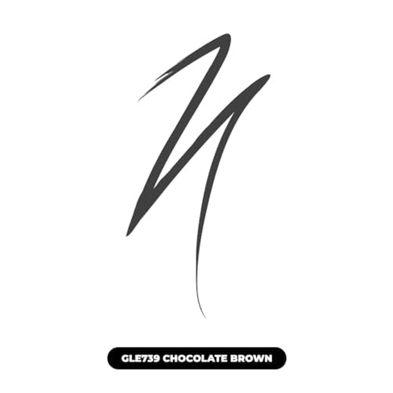 L.A. Girl The Artist Brush Pen Eyeliner, Inky Black GLE740 (Pack of 2)