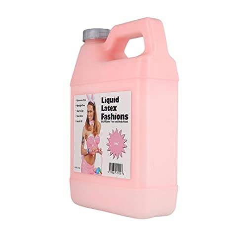 Pink 32 Oz - Liquid Latex Body Paint, Ammonia Free No Odor, Easy On and Off, Cosplay Makeup, Creates Professional Monster, Zombie Arts