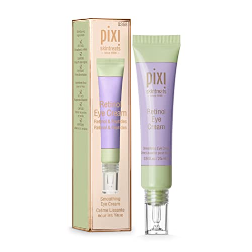 Pixi Retinol Eye Cream with Peptides & Caffeine - Nourishing Anti-Aging Eye Treatment, 0.84 fl oz