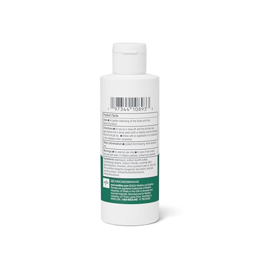 Medline Remedy Full Body Cleanser Gel for Adults & Elderly - 60 Count