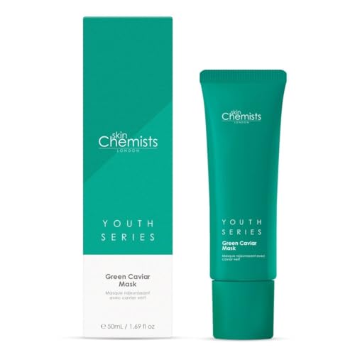 Skin Chemists Anti Aging Face Mask | Green Caviar Face Mask - Nourishing Facial Treatment Mask for Revived and Protected Skin - Rich in Amino Acids and Antioxidants - 50ml