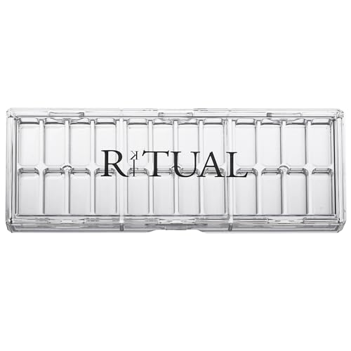 KIT RITUAL Empty Makeup Palette with 8 Wells - Portable Storage Organizer