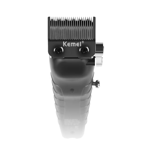 KEMEI 2296 Black Cordless Hair Clippers for Men - Professional Haircut Kit