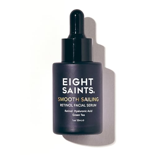 Retinol Face Serum with Hyaluronic Acid & Green Tea - Anti-Aging Treatment for Wrinkles & Firming, 1 Ounce