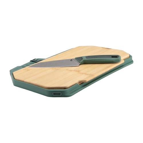 Gerber ComplEAT Slim Camping Cutting Board Set with Paring & Chef Knives