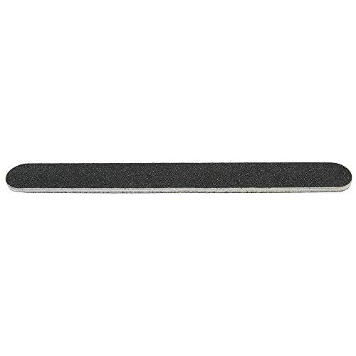 ForPro Professional Collection Nail Foam Boards, Black, 100/180 Grit, Double-Sided Manicure Nail Files, 7¡± L x .75¡± W, 50-Count