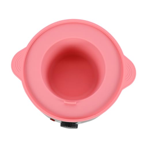 14 oz Silicone Wax Warmer Liner, Silicone Wax Bowl for Wax Warmer, Non-Stick Wax Melt Warmer Wax Pot , Reusable Wax Melt Liner with 100 Pcs Waxing Sticks Body Hair Removal Sticks (Pink+Purple)
