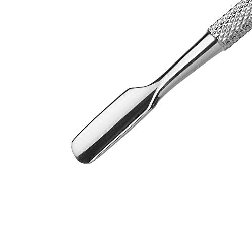 Rui Smiths Professional Double Ended Stainless Steel Metal Pusher (Cuticle Pusher) Bundle - Styles No. 104 and 106
