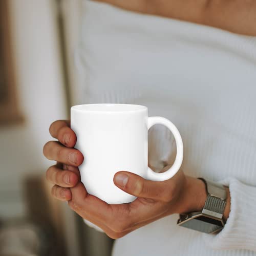 White Ceramic Coffee Mug Set 36pcs 11oz Dishwasher & Microwave Safe