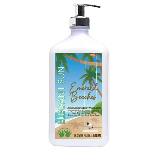 Elegant Sun Emerald Beaches Daily Moisturizer & Tan Extender Aloe Vera Lotion