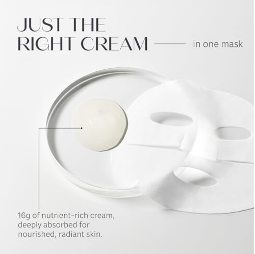 Regenerative Facial Mask with Peptides & Hyaluronic Acid - Triple-Layer Moisturizing Sheet