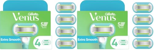 Gillette Venus Extra Smooth Women’s Razor Blade Refills - Pack of 4, 5 Blades Each