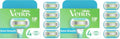 Gillette Venus Extra Smooth Women’s Razor Blade Refills - Pack of 4, 5 Blades Each