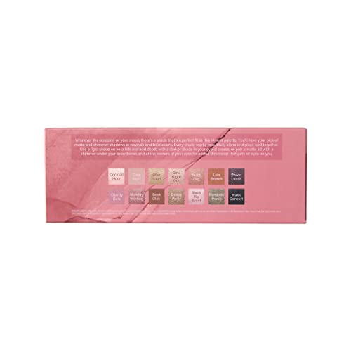 Mally Beauty Best Dressed Lids Eyeshadow Palette - Neutrals & Bolds - 14 Matte & Shimmer Eyeshadows