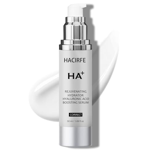 HACIRFE 1.69 Fl Oz Multi-Weight Hyaluronic Acid Face Serum with Niacinamide - Hydrating & Anti-Aging