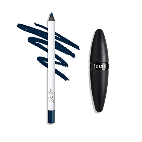 Longwear Gel Eyeliner Pencil Navy Smoke with Sharpener - Transfer-Proof & High Performance
