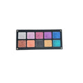 Chromatic Eye Shadow Palette 10 Shades | Multichromatic Finish | High Pigmentation and Long Lasting | Creamy Formula with Hyaluronic Acid | Magnetic Case (Party Nights)