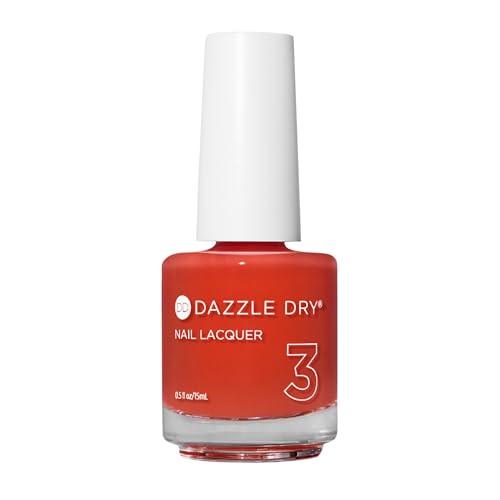 Dazzle Dry Nail Lacquer (Step 3) - Cupid's Arrow - A sheer white layering effect with a glistening gold sparkle. Sheer shimmer. (0.5 fl oz)