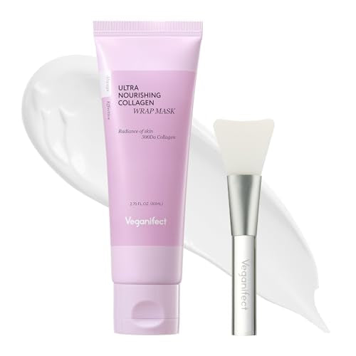 Pore Firming Care Duo, Collagen Overnight Wrapping Mask & Pore-Tightening Toner Pads, Improve Skin Elasticity and Tighten Pores for a Youthful Look