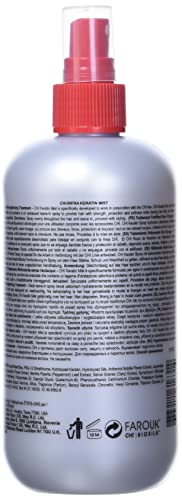 CHI Keratin Hair Mist 12oz - Strengthening & Protecting Leave-In Treatment (2 Pack)