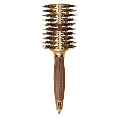 Olivia Garden Nanothermic Contour Vent Hair Brush - Medium 2 3/4"