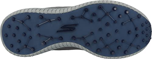 Men's Spikeless Golf Shoes - Skechers Max Fairway 3 Arch Fit Wide Charcoal Navy