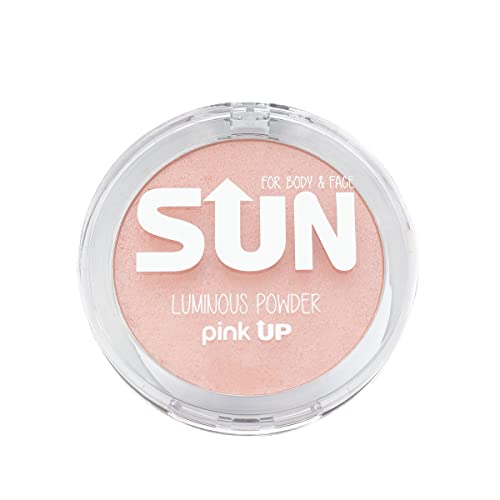 Pink Up | Luminous Powder |Highlighter | Enhances glow & defines features | Light-reflecting finish for radiant skin | Highlighter makeup | Makeup | Silky texture | Illuminate | Model PKIP07
