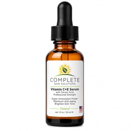 Vitamin C E Serum with Ferulic Acid - Anti-Aging Skin Care, 1 oz