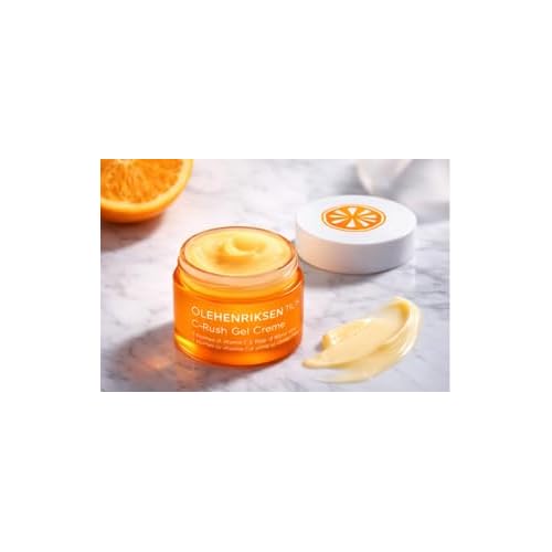 Ole Henriksen C-Rush Vitamin C Gel Moisturizer, Travel Size 0.5 oz (Pack of 4) | Lightweight Hydrating Face Moisturizing Gel-Cream | Citrus-Scented | Total 2.0 oz