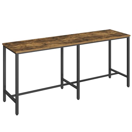 78.7-Inch Long Bar Table Counter Height Industrial Dining Table