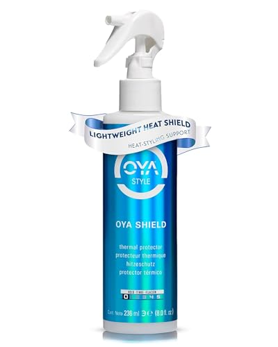 OYA Shield 8 Fl Oz Heat Protection Spray - Lightweight Thermal Shield for Hair
