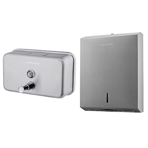 Commercial Soap Dispenser and Paper Towel Dispenser Bundle
