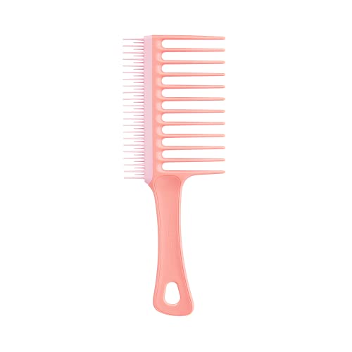 Detangling Hairbrush & Wide Tooth Comb for Curly 3C to 4C Hair - Tangle Teezer Duo