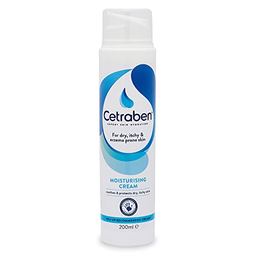 Cetraben Moisturizing Cream 200ml for Dry Eczema-Prone Skin - 6.8 Fl Oz