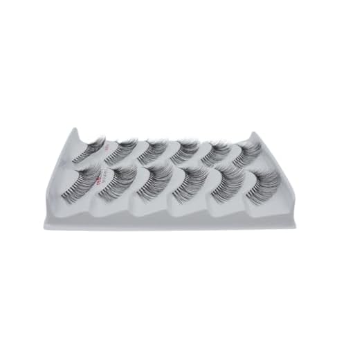 Red Cherry #747M Strip False Eyelashes Black Natural to Glamorous Design (6 Pairs)