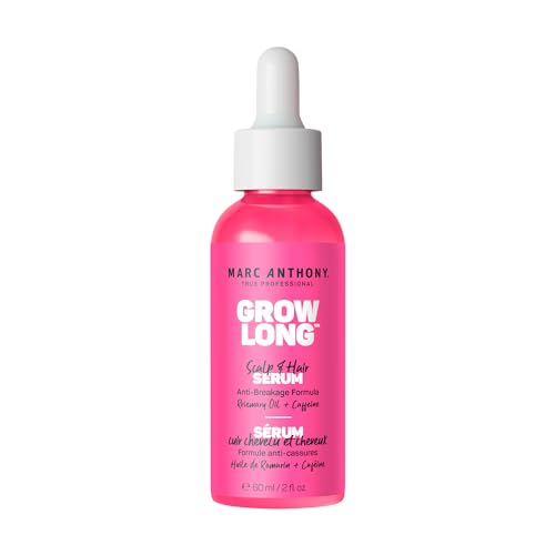 Marc Anthony Grow Long Scalp & Hair Serum and 8.4 fl oz Anti-Breakage Strengthening Conditioner for Longer, Healthier Hair