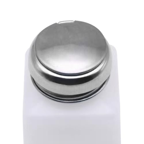 YUSHTPO Liquid Dispenser Pumping Bottle 100-250ml for Nails Polished Remover Stainless Steel Press Head Cosmetic