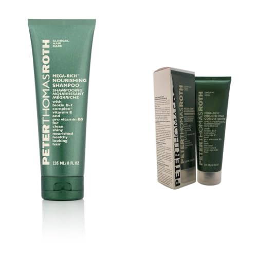 Peter Thomas Roth Mega-Rich™ Nourishing Shampoo & Conditioner Bundle with Biotin B-7 for Shiny, Healthy Hair