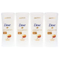 Dove Advanced Care Shea Butter Antiperspirant Stick 4 Pack - 48H Odor & Sweat Protection