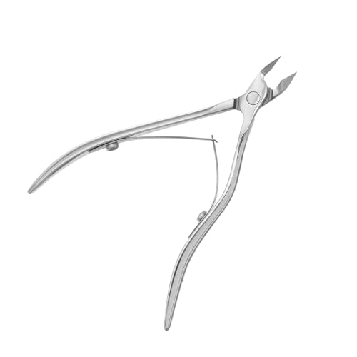 Professional 7 mm Cuticle Nippers for Manicure - Stainless Steel, Ergonomic Handle