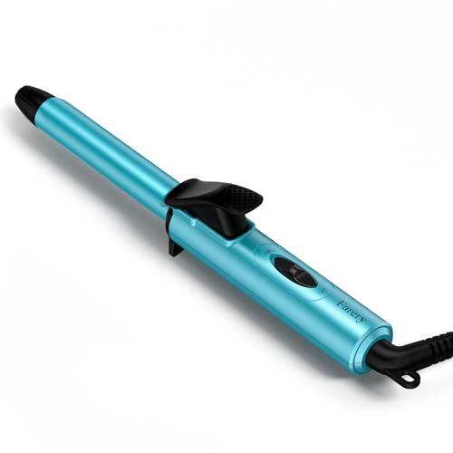 FARERY 1/2 Inch Travel Mini Curling Iron Dual Voltage Blue