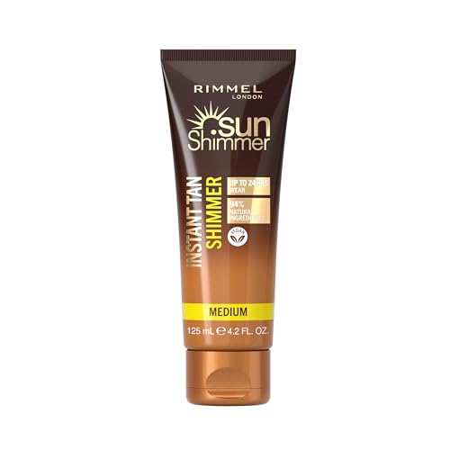 Rimmel Sunshimmer Water Resistant Instant Tan Gel - Medium Shimmer