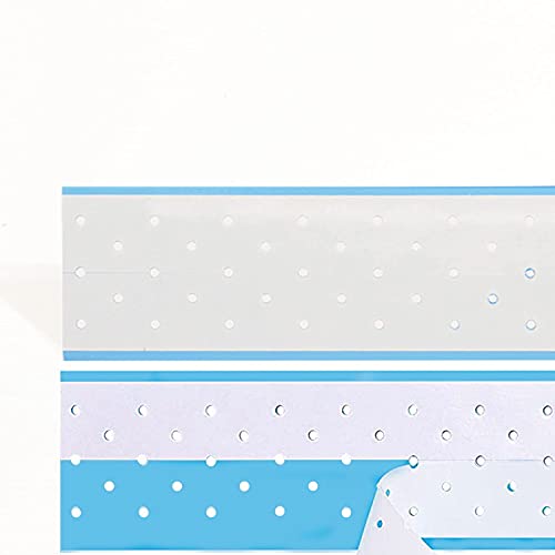 Blue Hole Punch Tape Extenda Bond Wig Hair Piece Tape - 10 Pack - Safe for Lace & Poly Skin