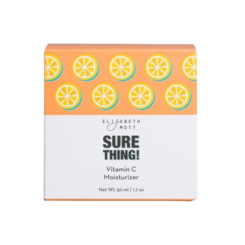 Elizabeth Mott Vitamin C Face Moisturizer ? Lightweight Gel Cream with Gentle Triple Vitamin C Complex, Ceramides & Antioxidant-Rich Ingredients ? Brightening Hydration for Radiant Skin, 1.7 oz